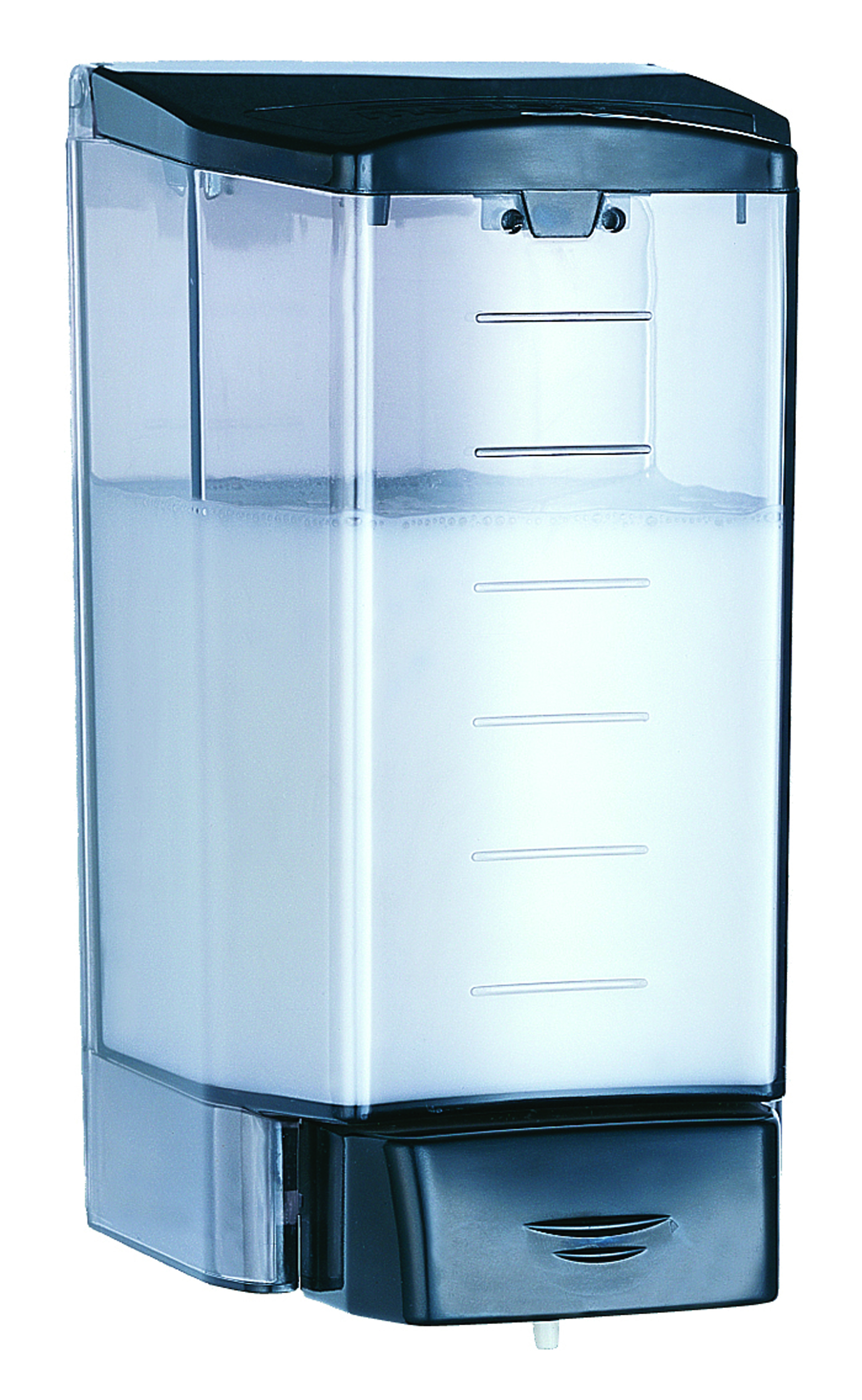 Dozator reincarcabil de sapun lichid sau dezinfectant  Mediclinics  negru 1L