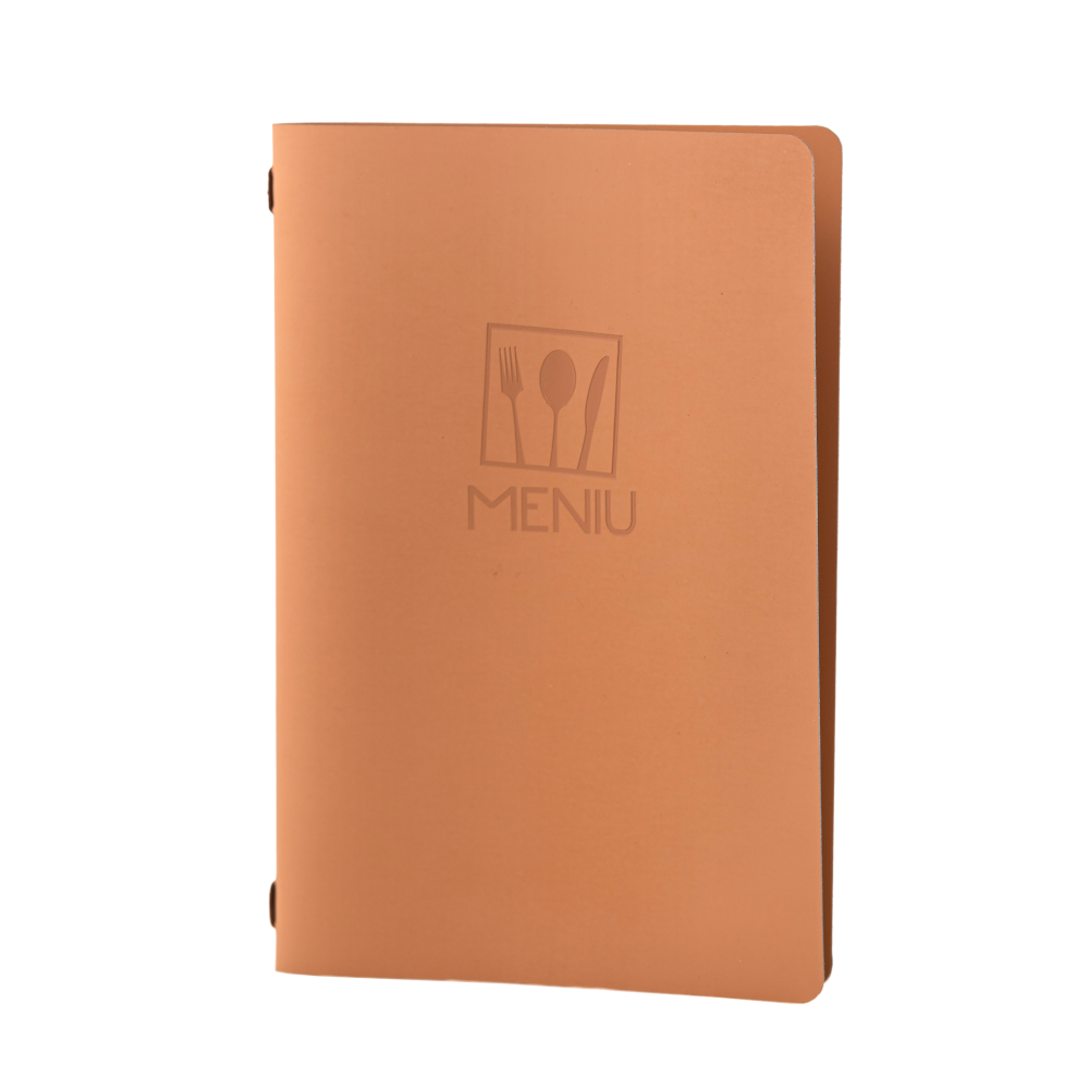 Mapa meniu a4+ ecoleather piele ecologica interior/exterior lavabila bej