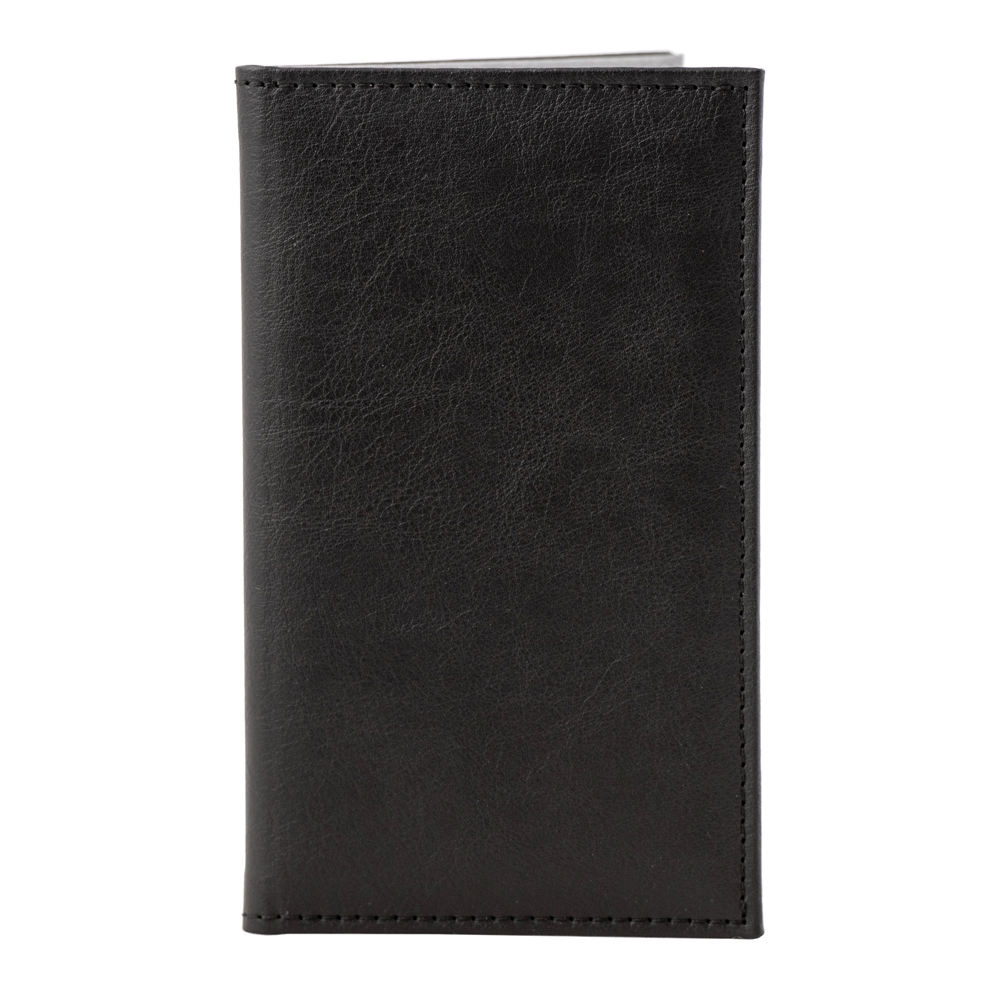 Nota de plata leatherlike piele pu interior/exterior lavabila negru