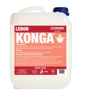 Sapun lichid 5 L Konga Economic Konga imagine 2022 depozituldepapetarie.ro