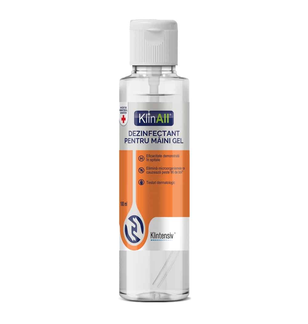KlinAll® – Gel dezinfectant maini 100 ml Klintensiv imagine 2022 depozituldepapetarie.ro