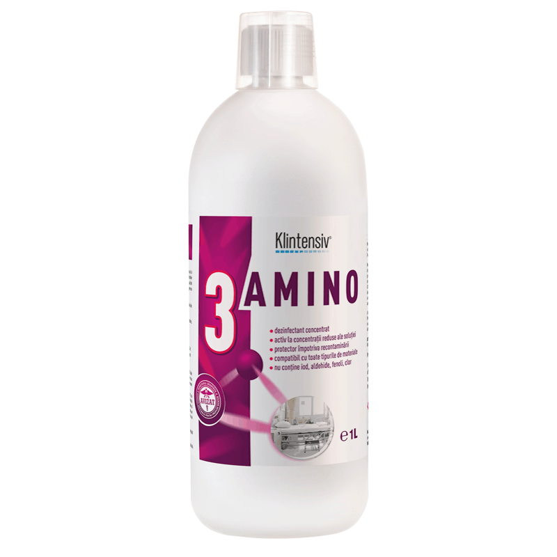 KLINTENSIV® 3-Amino – Dezinfectant concentrat pentru suprafete 1 litru Klintensiv