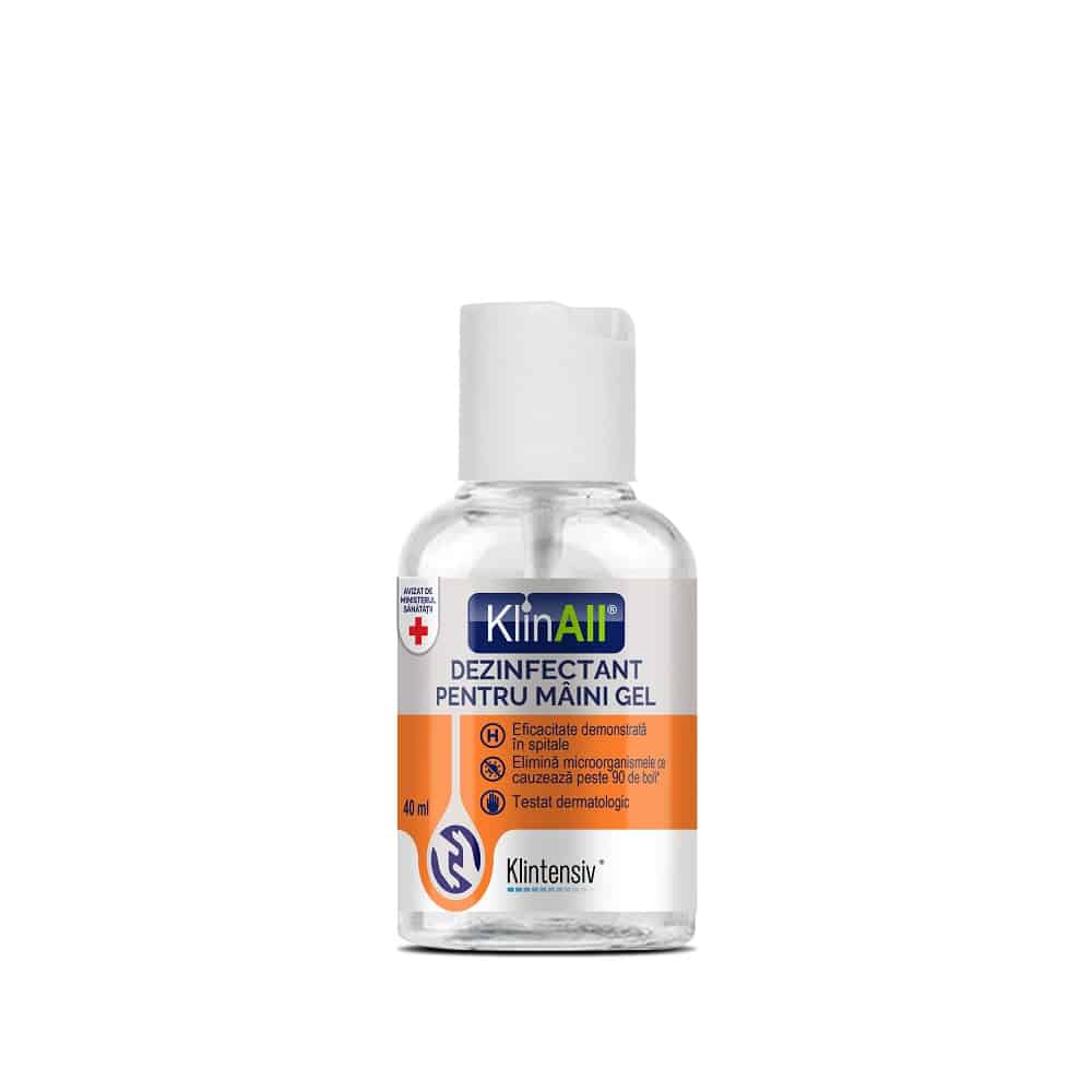 Klinall® – gel dezinfectant maini 40 ml