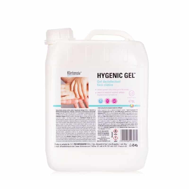Hygenic gel™ – gel dezinfectant fara clatire pentru maini 5 litri