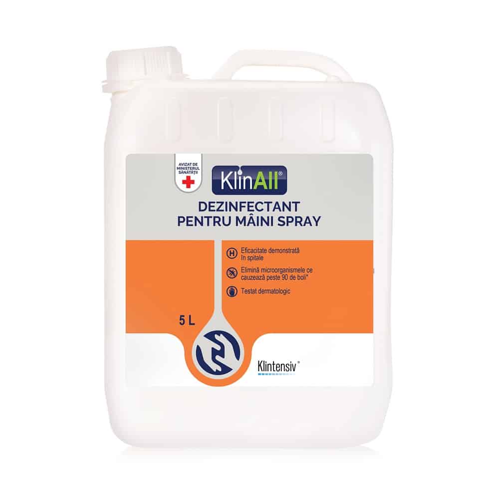 Klinall® – dezinfectant pentru maini spray 5 l