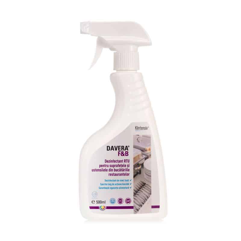 DAVERA® F&B RTU – Dezinfectant gata de utilizare 500 ml Klintensiv