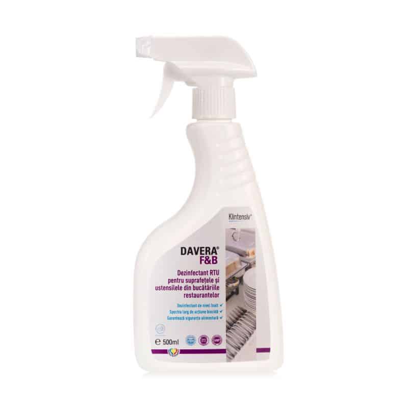 DAVERA® F&B RTU – Dezinfectant gata de utilizare 500 ml Klintensiv imagine 2022 depozituldepapetarie.ro