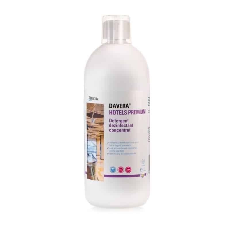 DAVERA® HOTELS PREMIUM – Detergent dezinfectant concentrat 1 litru Klintensiv