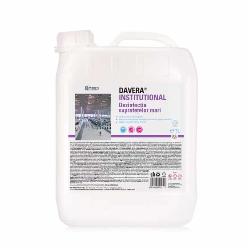 DAVERA® INSTITUTIONAL RTU – Dezinfectant suprafete mari 5 litri Klintensiv