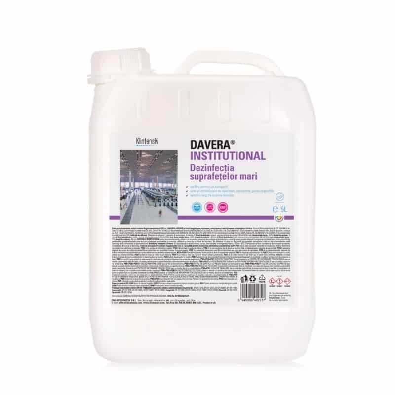 DAVERA® INSTITUTIONAL RTU – Dezinfectant suprafete mari 5 litri Klintensiv imagine 2022 depozituldepapetarie.ro