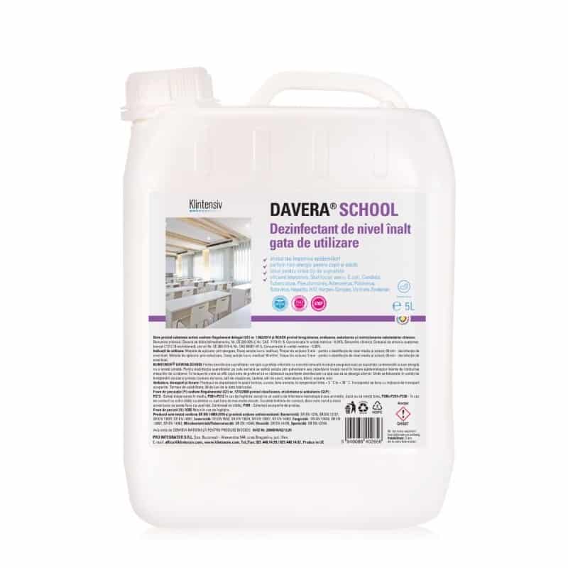 Davera® school – dezinfectant de nivel inalt gata de utilizare 5 litri