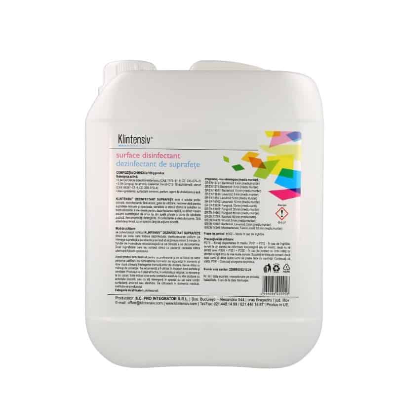 KLINTENSIV® – Dezinfectant suprafete gata de utilizare 20 litri Klintensiv