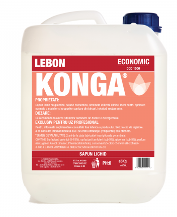 Sapun lichid Konga Economic 5 L crema