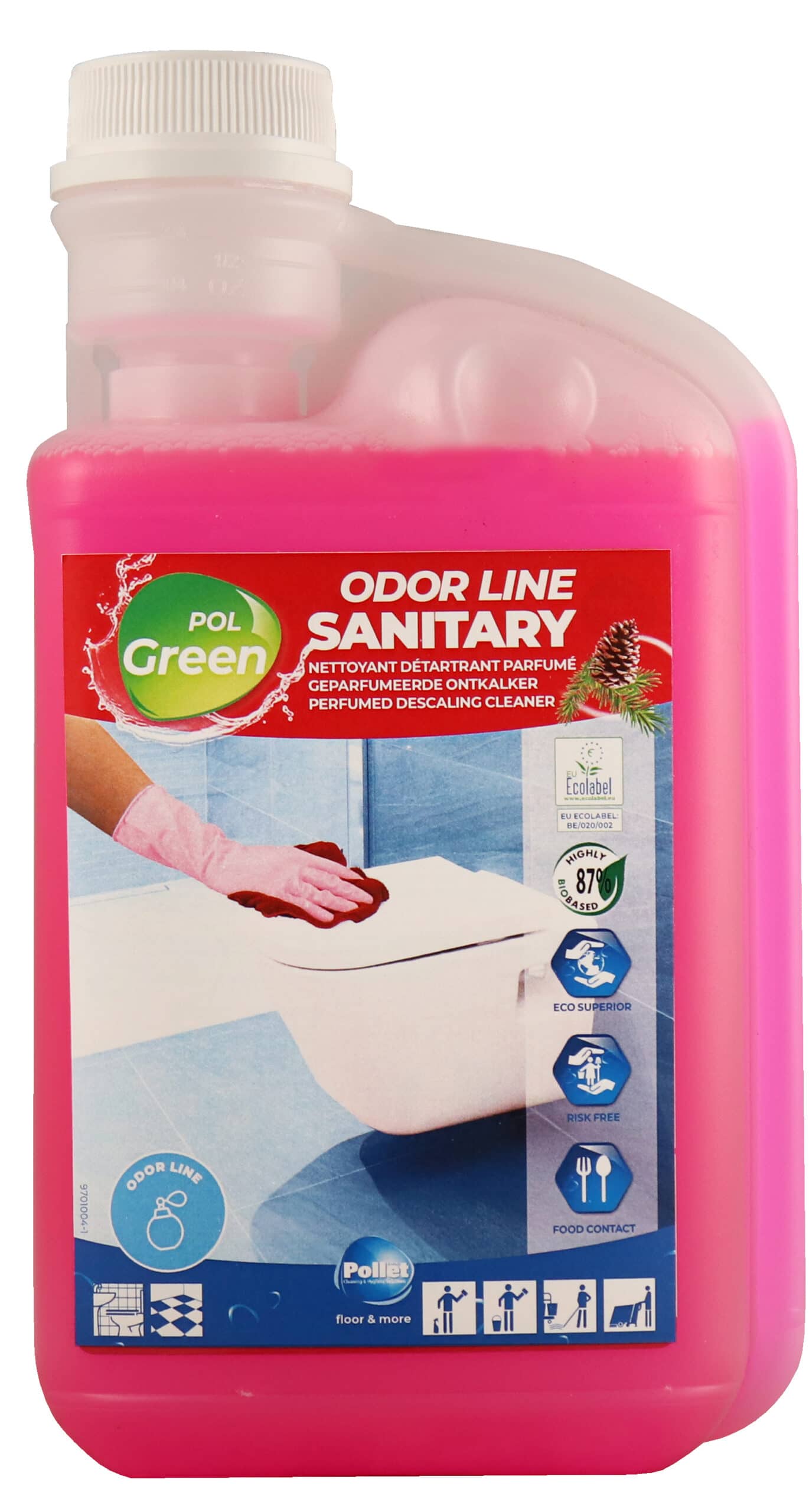 POLGREEN ODOR LINE SANITARY Detartrant ecologic parfumat 1L
