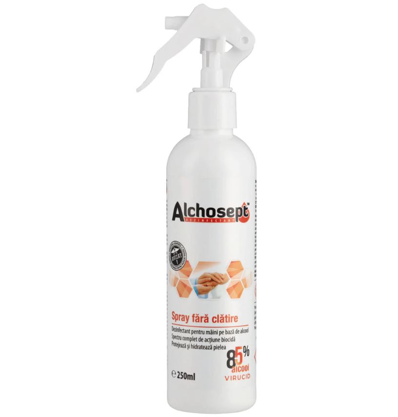 vanish dezinfectant pentru maşina de spălat ALCHOSEPT – Dezinfectant pentru maini si tegumente 250 ml