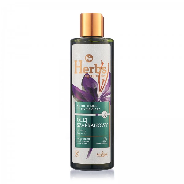 Ulei de baie si dus cu ulei de sofran herbs farmona 400 ml