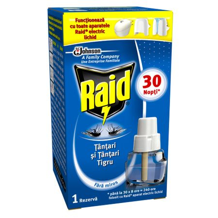 RAID REZERVA LICHIDA LAMINATA impotriva tantarilor Raid imagine 2022 depozituldepapetarie.ro