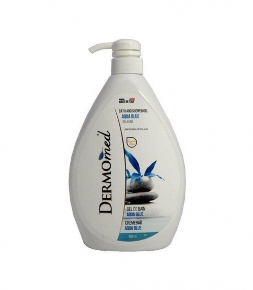 Dermomed gel dus aqua blue cu pompita 1000 ml