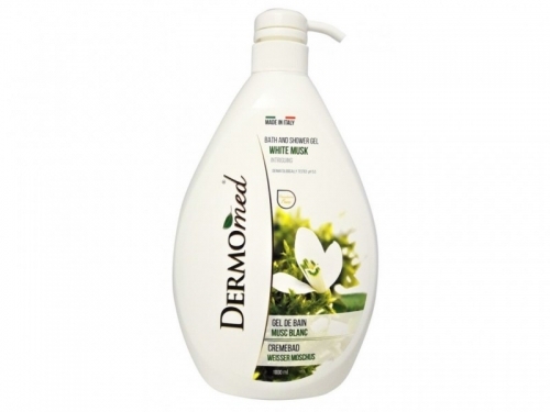 Dermomed gel dus muschio bianco cu pompita 1000 ml