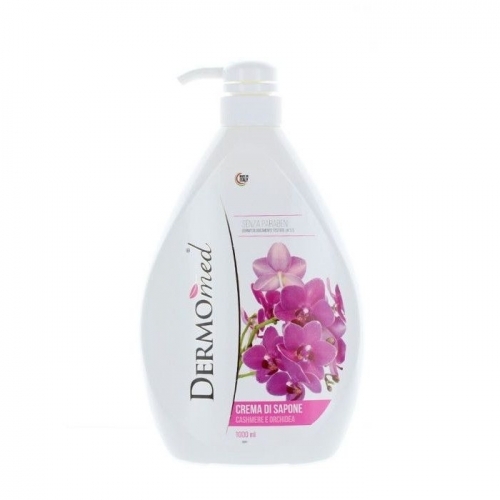 Dermomed sapun lichid crema cashmere e orchidea cu pompita 1000 ml