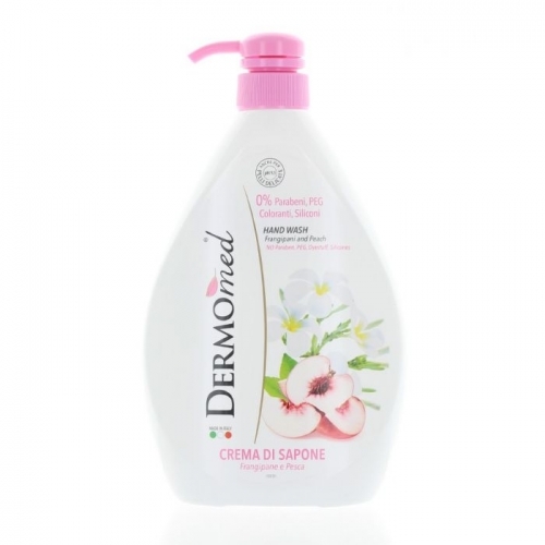 Dermomed sapun lichid crema frangipane pesca cu pompita 1000 ml