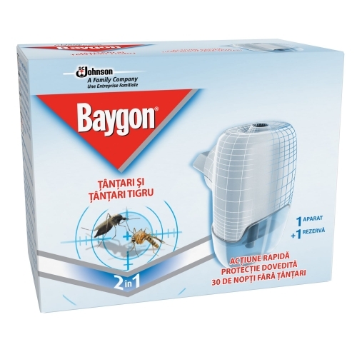 Baygon Protect aparat electric cu rezerva lichida 30 ml BAYGON
