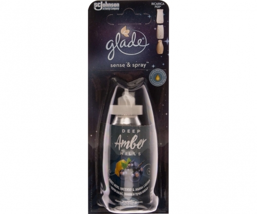 Glade sense spray rez.deep amber hills 18ml