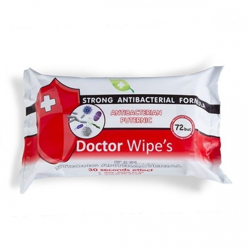 Doctor Wipes Servetele Antibacterian 72 buc Doctor Wipe's