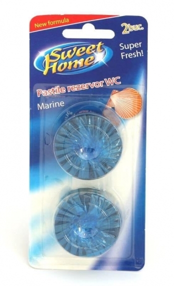 Poza SWEET Pastile Rezervor WC 2 buc Marine 50g