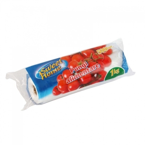 Set 500 bucati Pungi Alimentare HDPE 1 Kg 20×29 Sweet 20x29