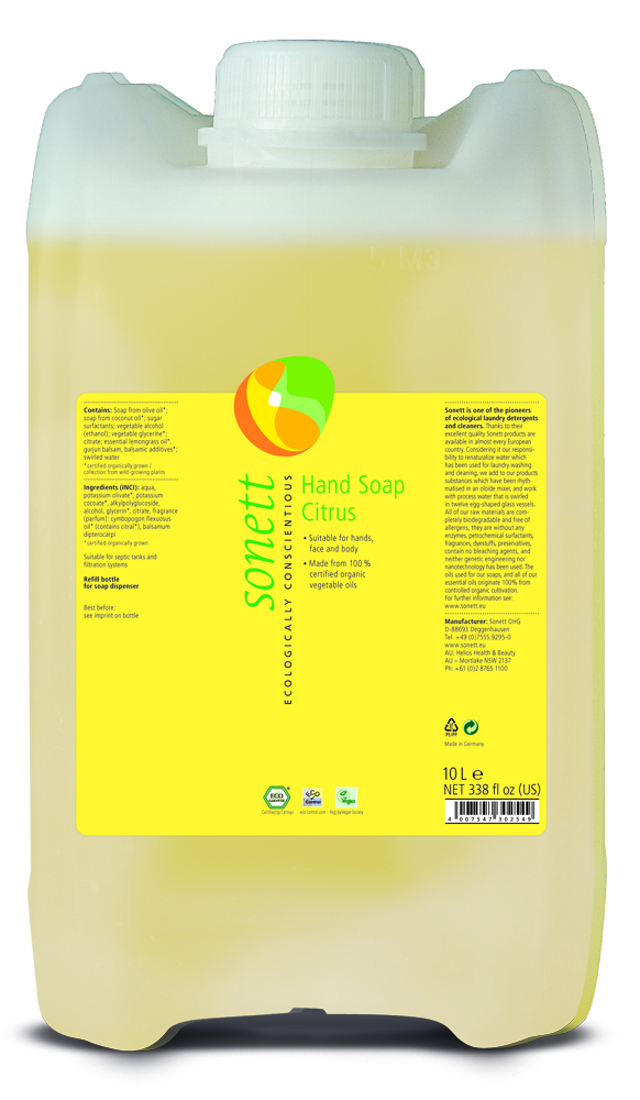 SAPUN LICHID - GEL DE DUS ECOLOGIC - LAMAIE 10L Sonett