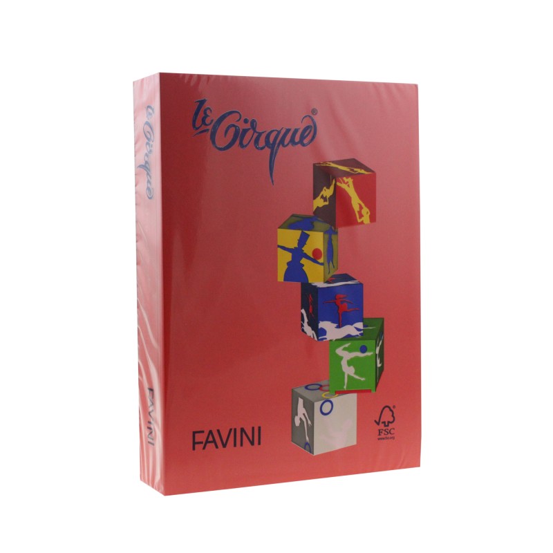Carton color 160g/mp a4 rosu favini-209