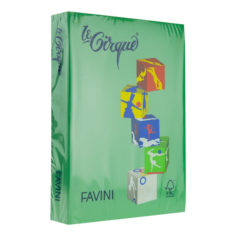 Carton color 160g/mp a4 verde padure Favini-207 Favini