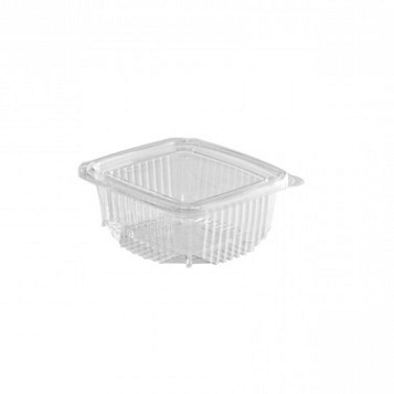 Caserola PET cu capac atasat  GROASA  150 cc  100 buc/set