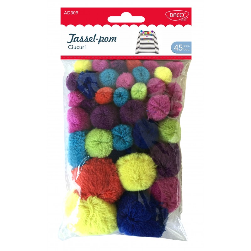 Accesorii craft - ciucuri colorati daco-ad309 