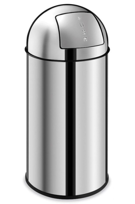 Cos de gunoi  din inox  cu capac batant  Limpio  50L