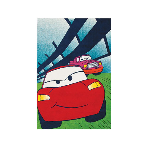 Covor play 75 ckp cars rosu dreptunghiular 160 x 230 cm