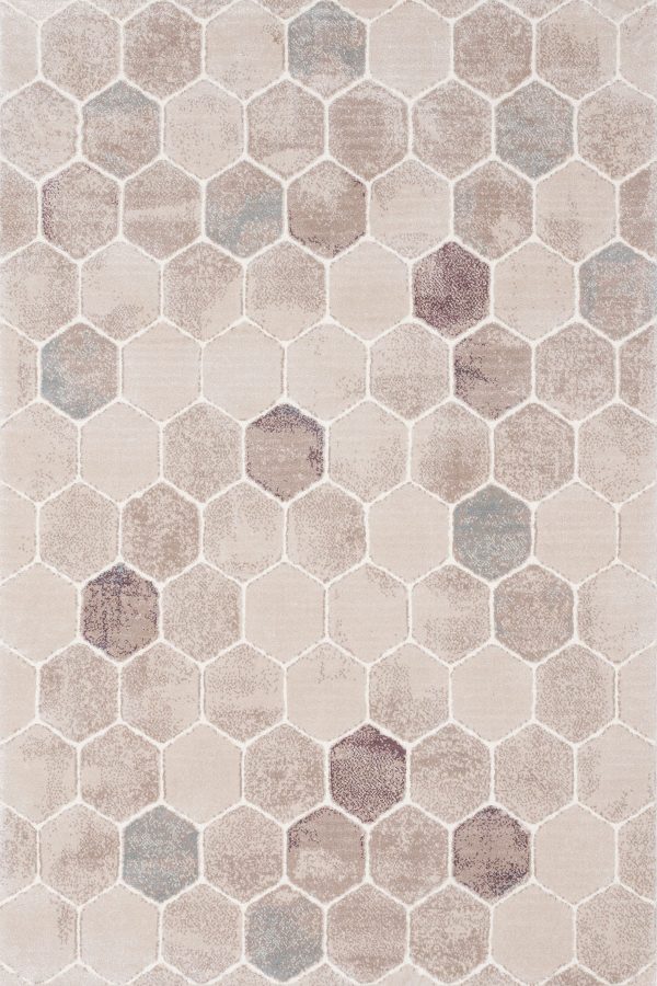 Covor boho 14 vbv crem dreptunghiular 200x290 cm