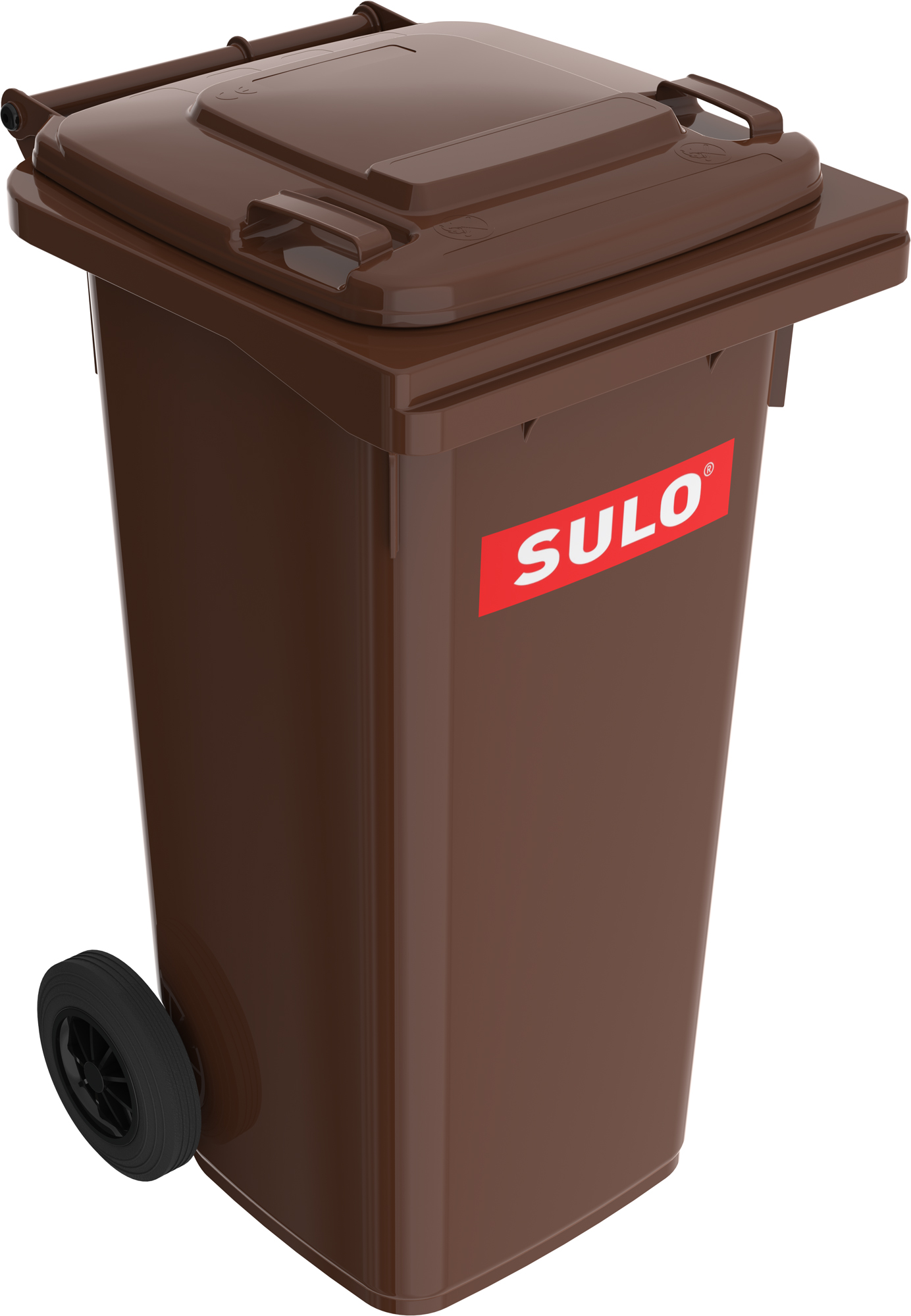 Europubela din material plastic  120 L  culoare maro  SULO - Transport inclus