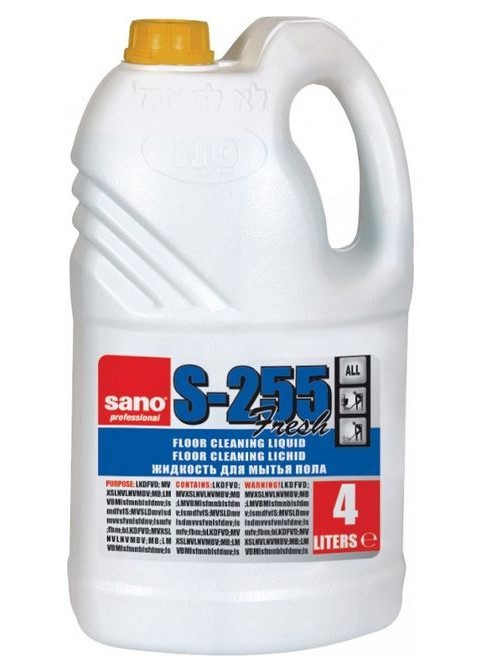 Detergent pardoseli parfumat sano professional floor s-255 fresh 4l