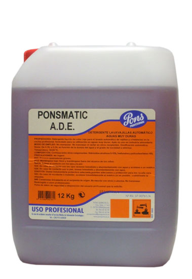 Ponsmatic-a.d-e.-detergent pentru spalarea vaselor pentru apa cu duritate foarte mare asevi 6 l