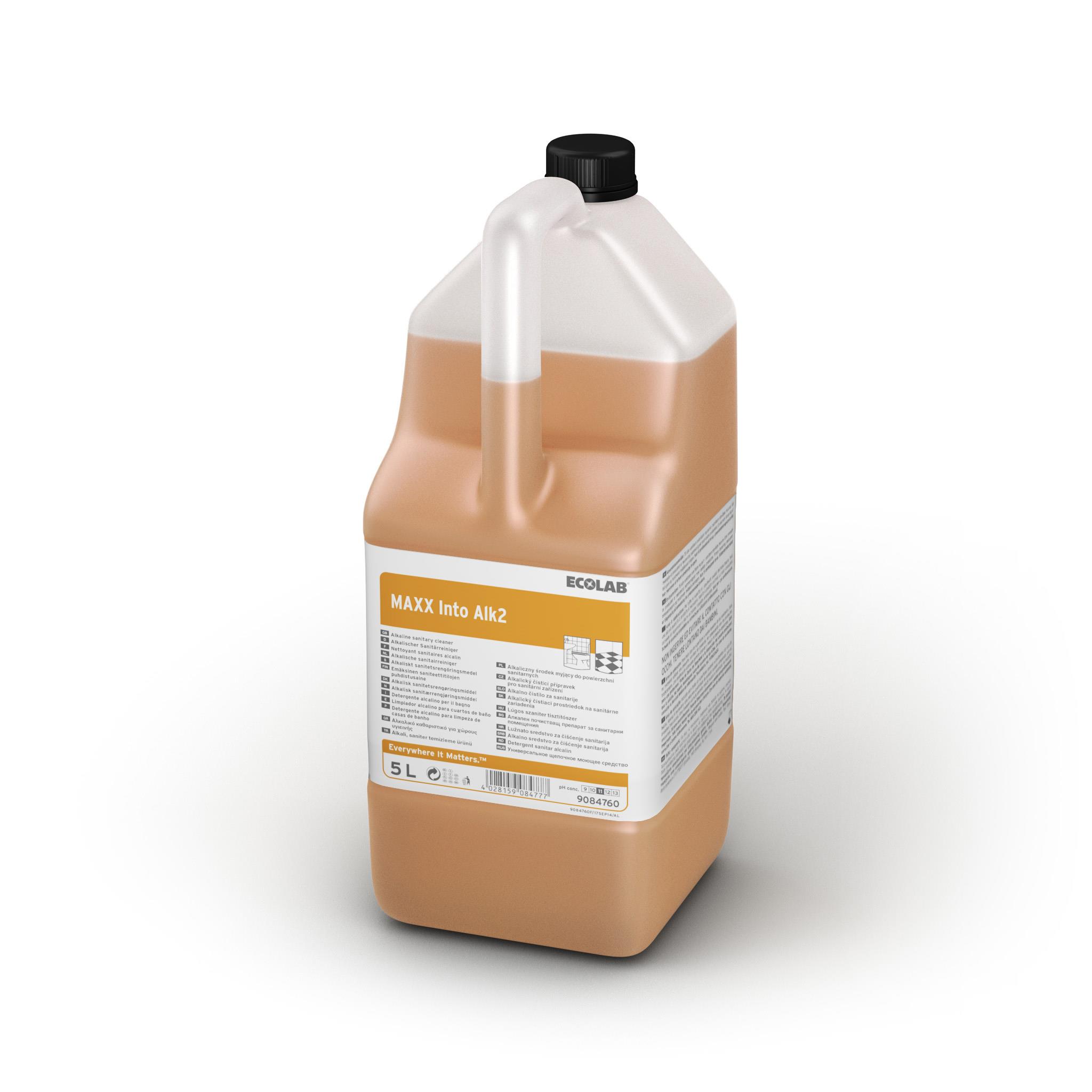 Detergent sanitar alcalin MAXX2 INTO ALK  5L   Ecolab