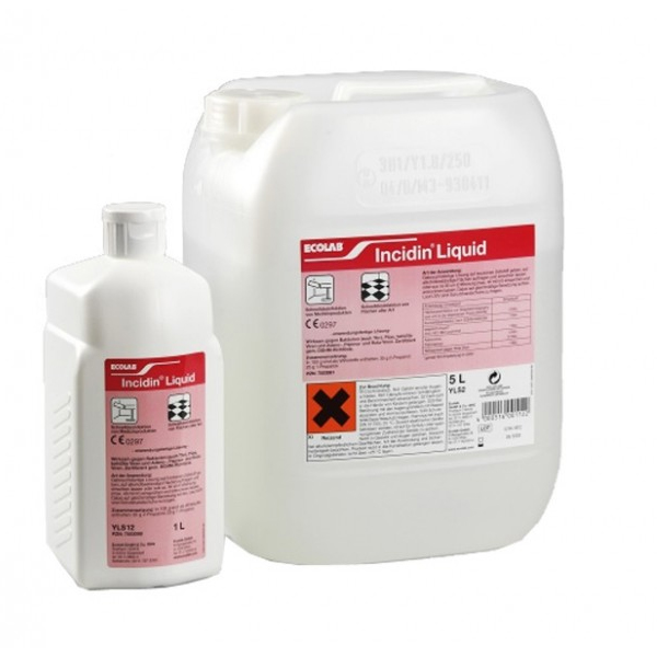 INCIDIN LIQUID 600ml - dezinfectia rapida a aparaturii medicale si a suprafetelor