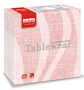Servetele din airlaid 40x40 cm  Wave Burgundy  FATO