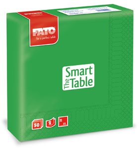 Servetele 33x33 cm  2 straturi  Smart Table Emerald Green  Fato