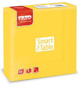 Servetele 33x33 cm  2 straturi  Smart Table Lemon  Fato