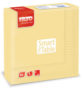 Servetele 33×33 cm 2 straturi Smart Table Champagne Fato FATO imagine 2022 caserolepolistiren.ro