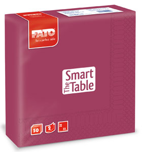 Servetele 33×33 cm 2 straturi Smart Table Bordeaux Fato FATO