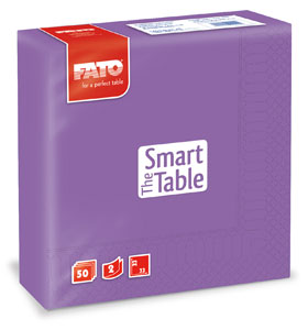 Servetele 33×33 cm 2 straturi Smart Table Violet Fato FATO
