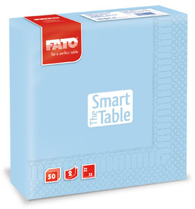 Servetele 33x33 cm  2 straturi  Smart Table Light Blue  Fato
